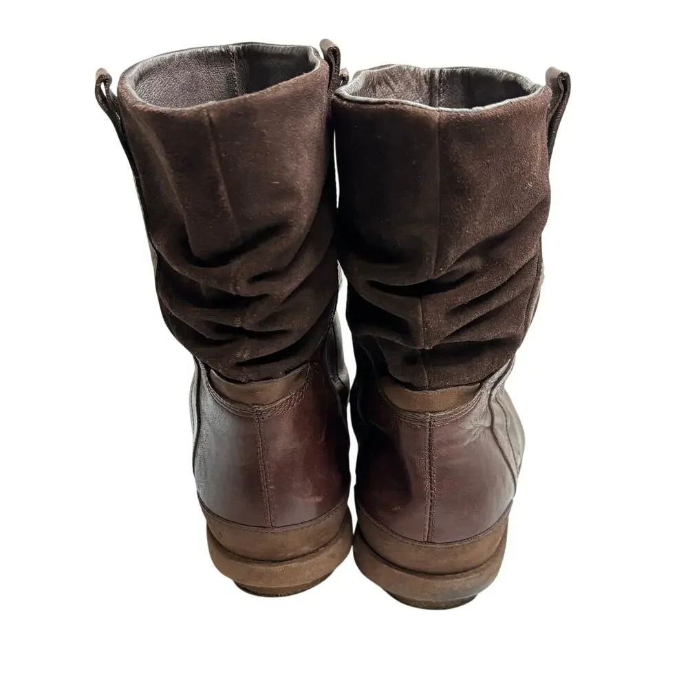 Patagonia Addie Slouch Ankle Boots Espresso Brown Womens 10